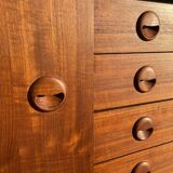 Scandinavian teak row