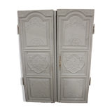 Pair of old wardrobe door, repainted
