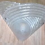 Vintage Murano glass wall lamp by TRE Venezia Italy 1980s