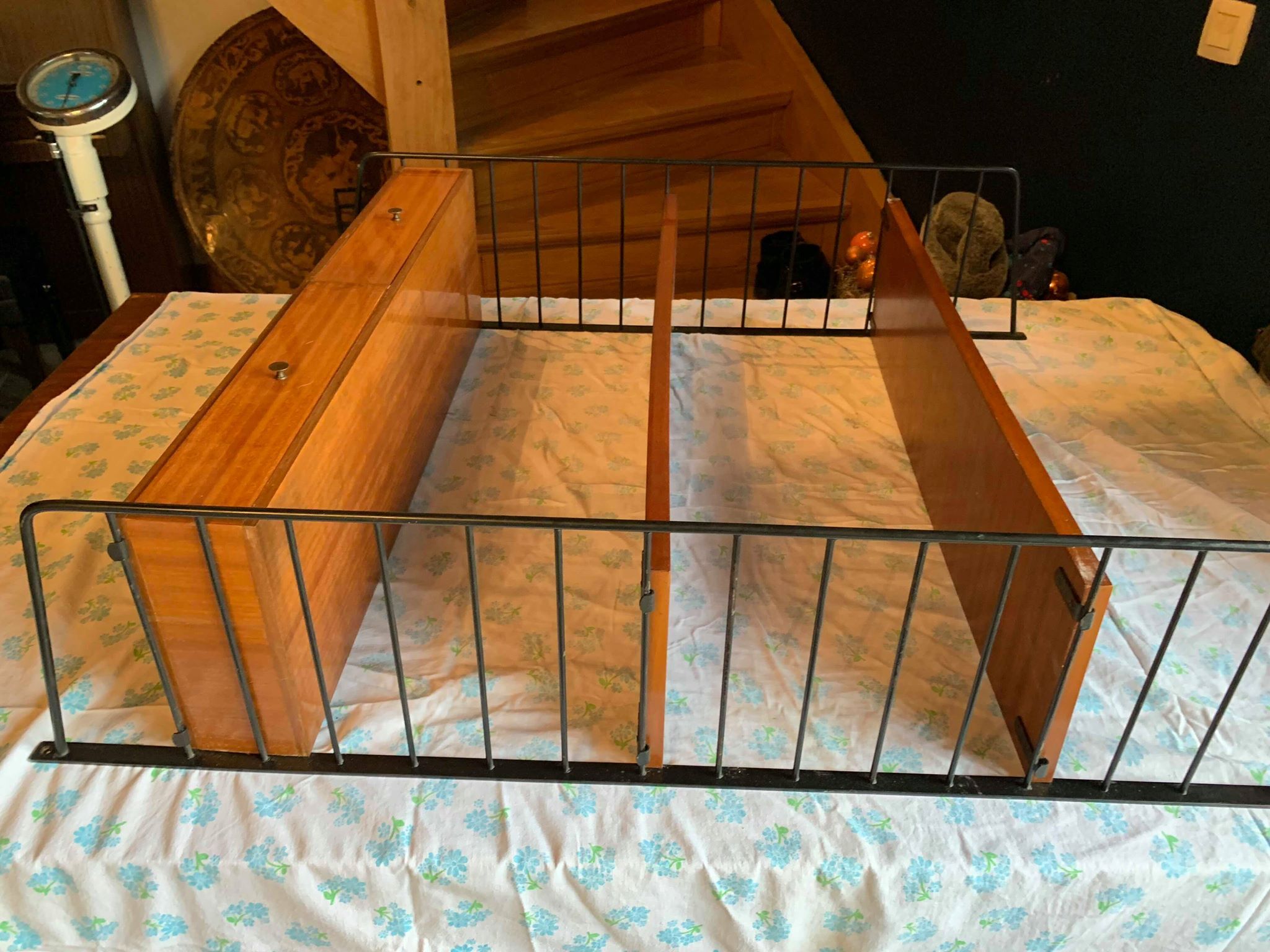 Rosewood scandinavian shelf