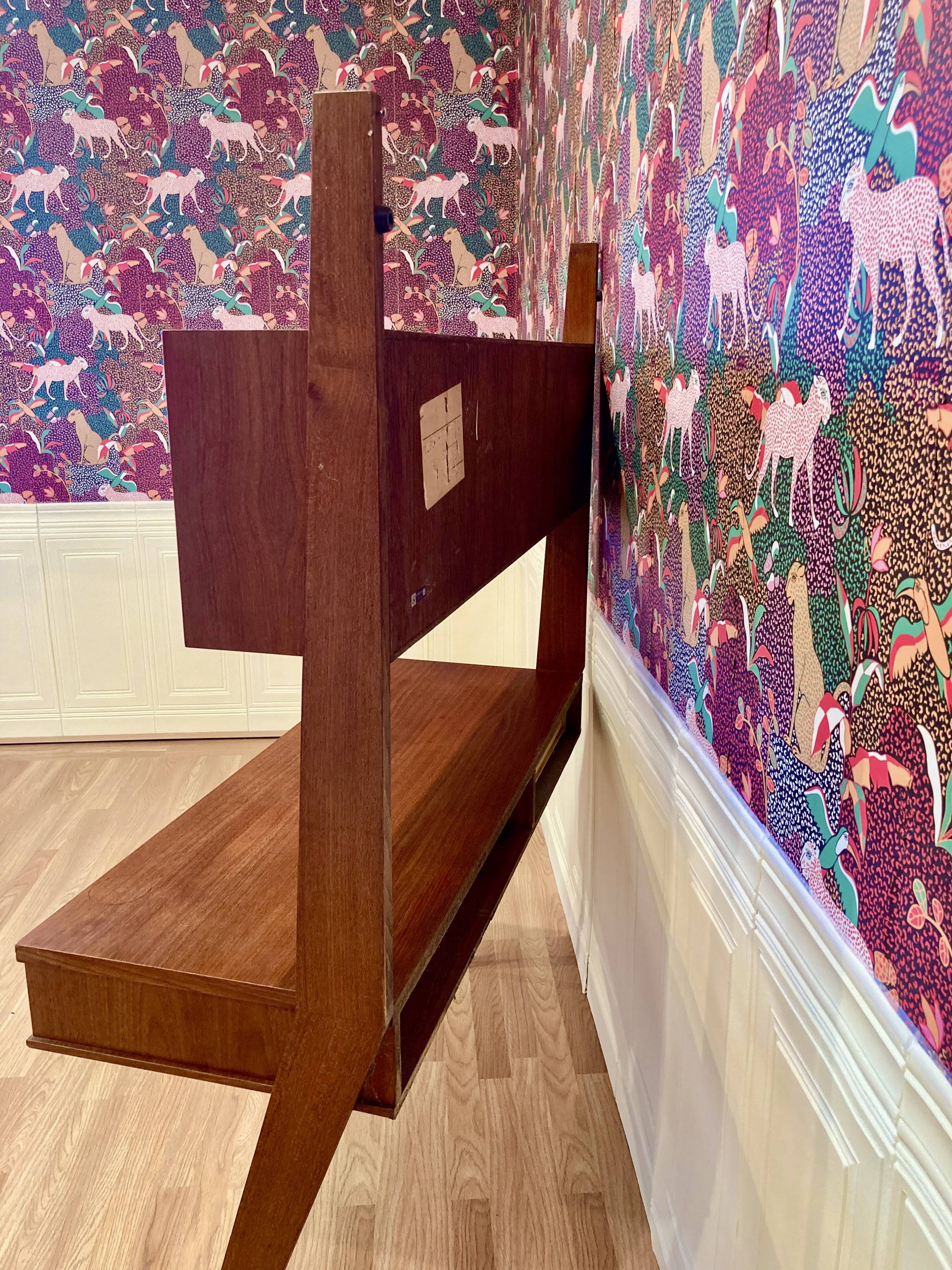 Elegant 1950s Scandinavian design desk.