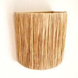 Raffia wall light