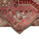 Tapis coureur rouge anatolien tissé à la main 90 cm x 437 cm