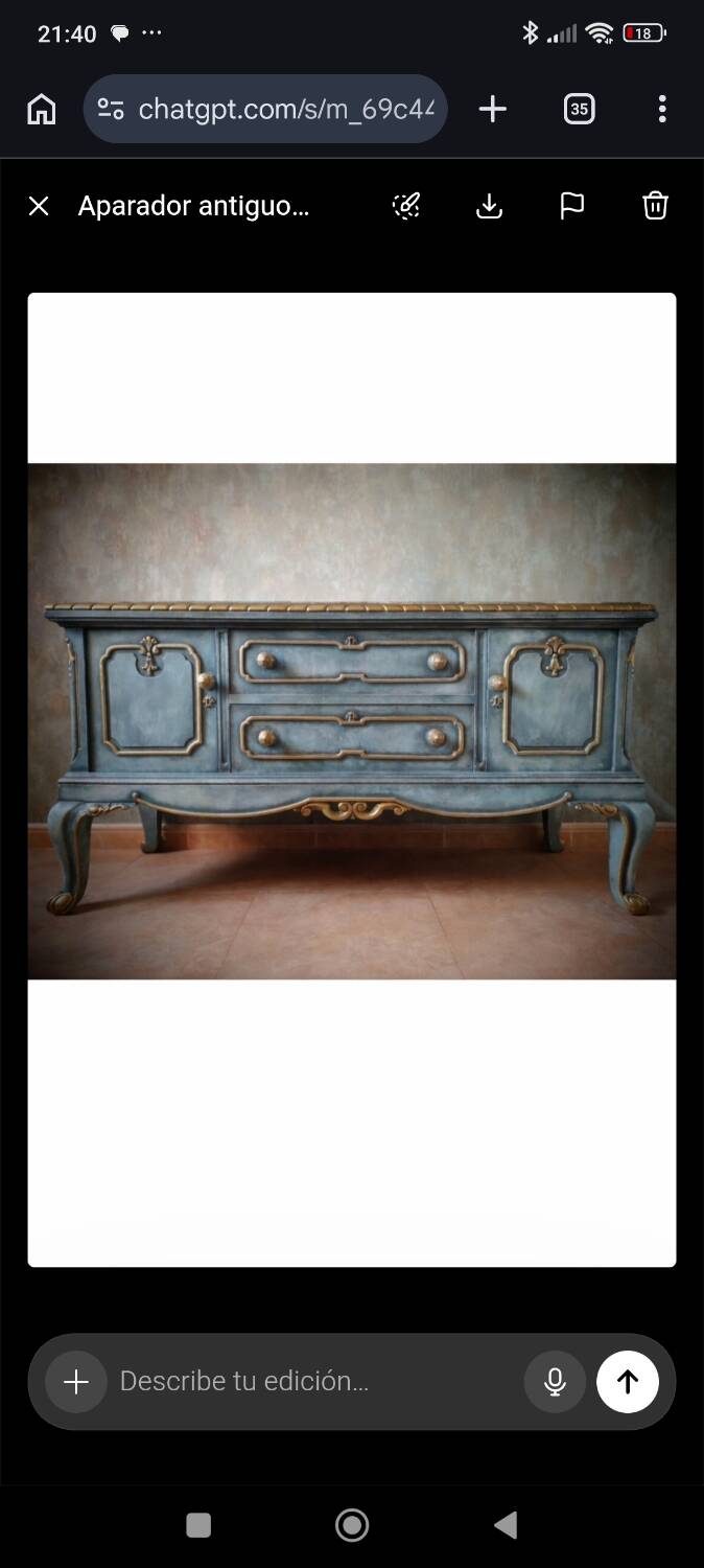 Commode du début du 20e siècle