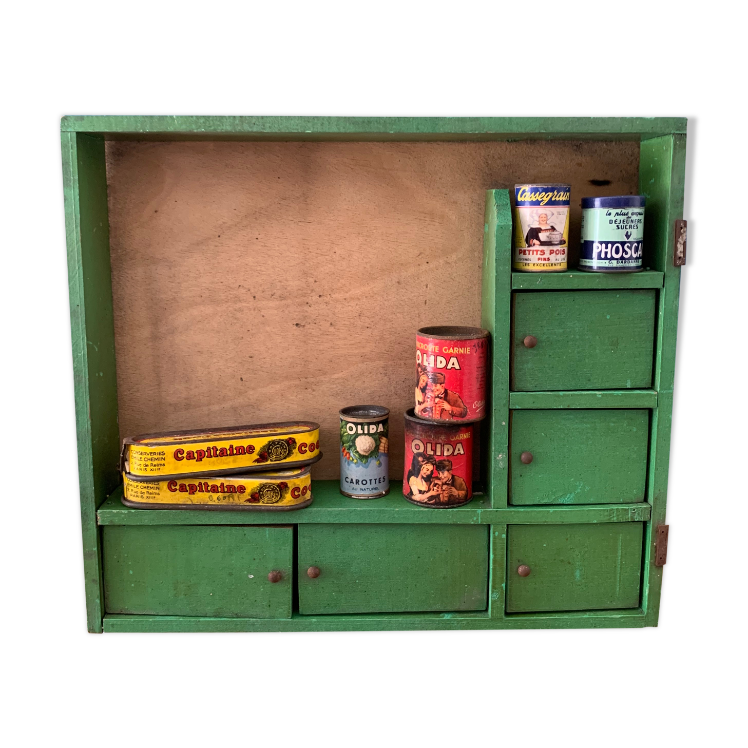 Wooden children's toy grocery