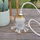 Amber yellow tulip glass nomad pendant light 🌷