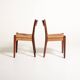 Pair of Scandinavian teak chairs, 1960s