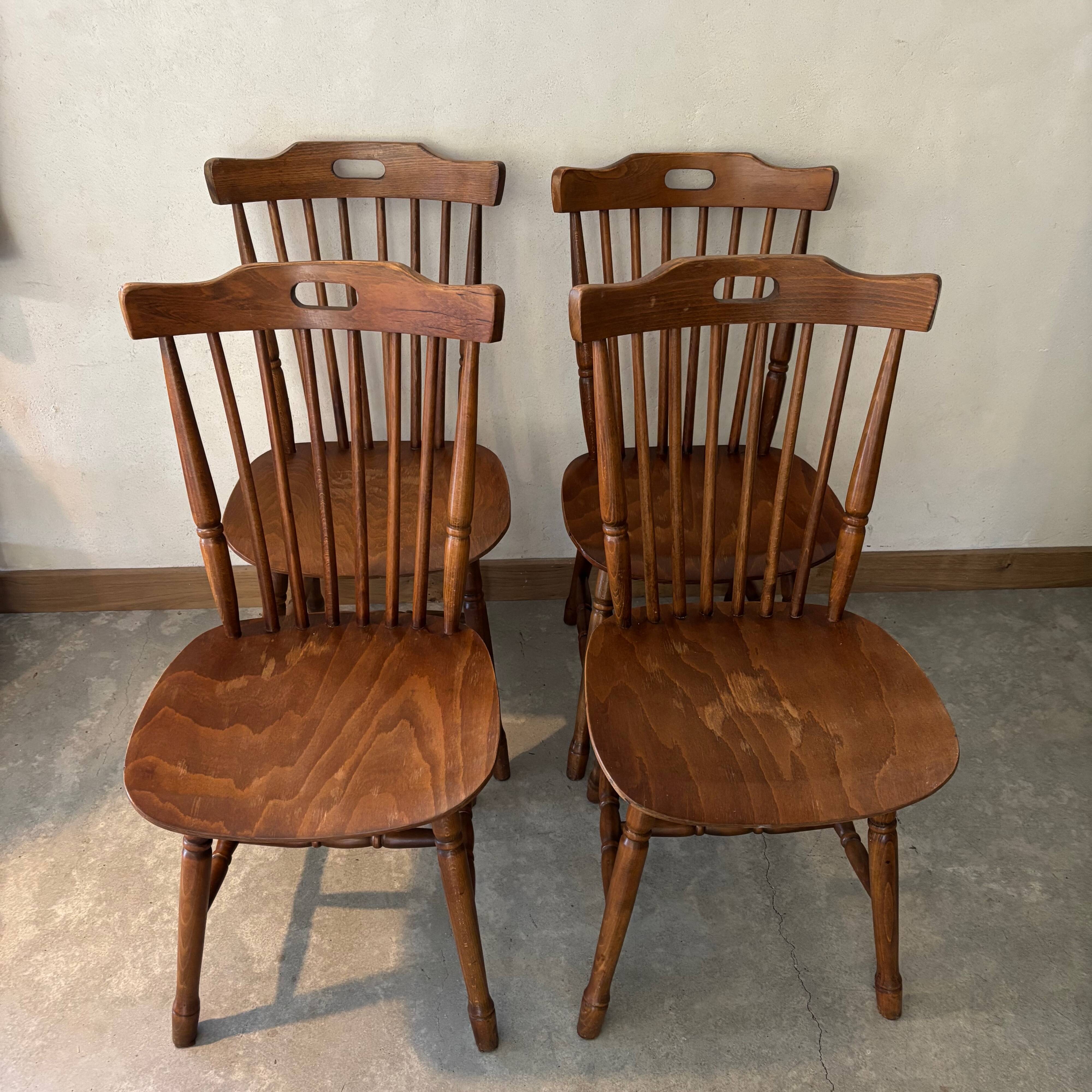 set of 4 bistro chairs