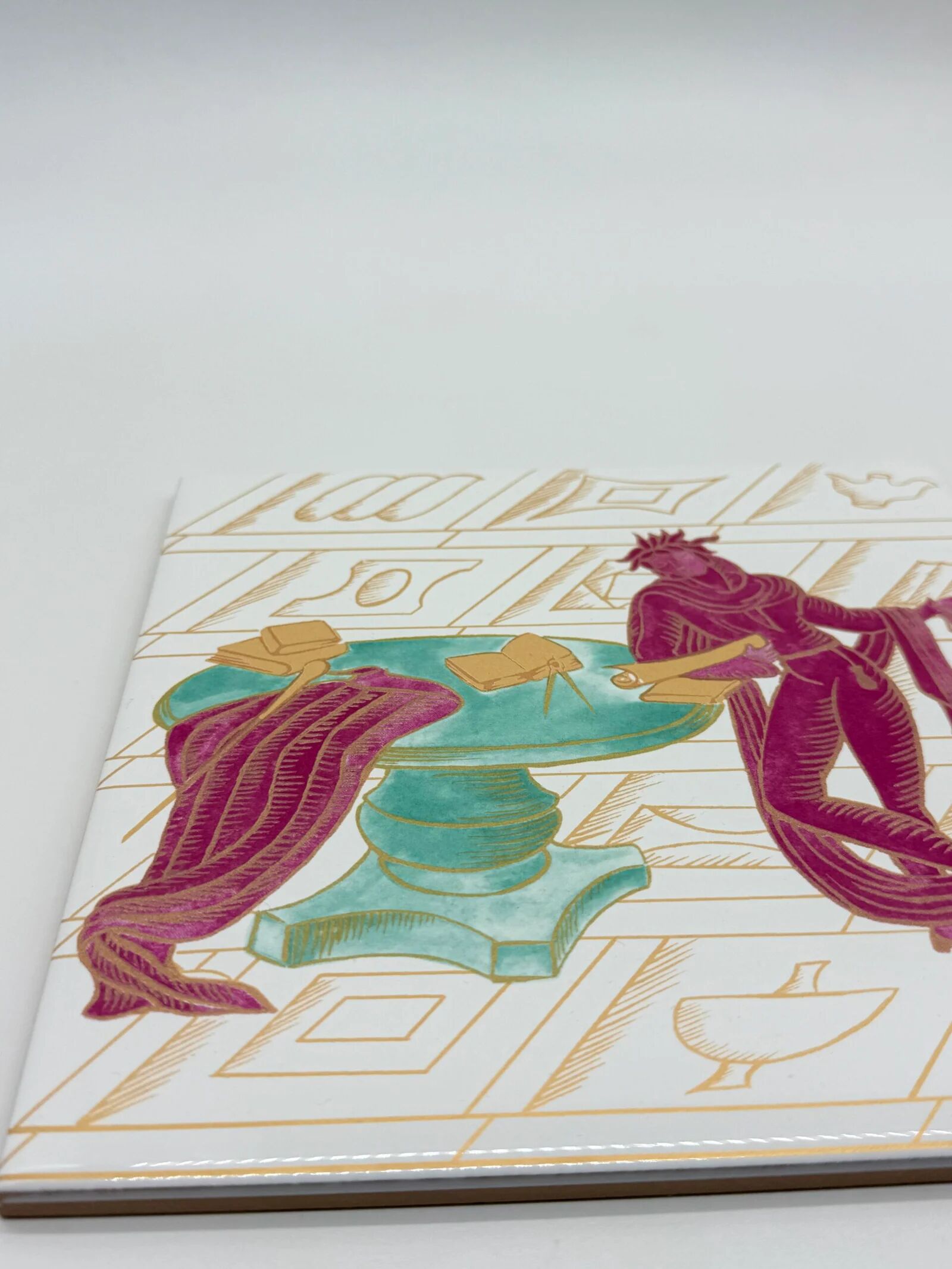 Gio Ponti ceramics — "The Classical Conversation", 1980s