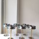 6 stainless steel chrome ice cream bowls