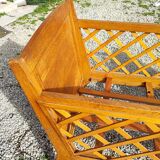 Bed child baby vintage wood