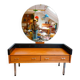 Vintage dressing table with a giant mirror.