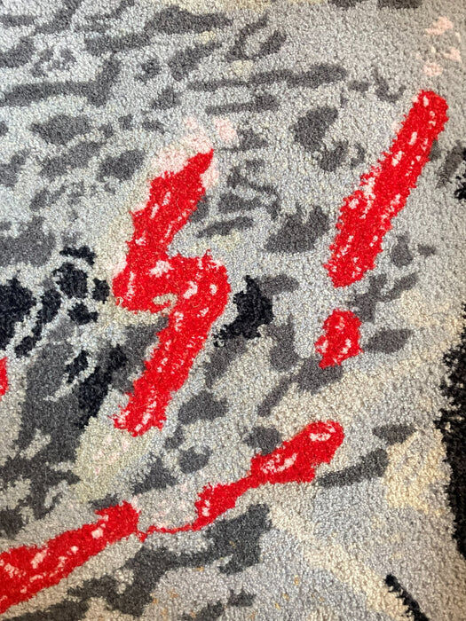 Bernard Quentin The Passage of Time hand-tufted wool art tapestry France 1998