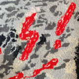 Bernard Quentin The Passage of Time hand-tufted wool art tapestry France 1998