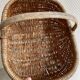 Panier osier et bois