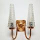 2-armed wall lamp from Elmet Zabrze, Poland, 1970s