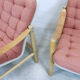 Fauteuils Safari avec un ottoman, Suède, 1960