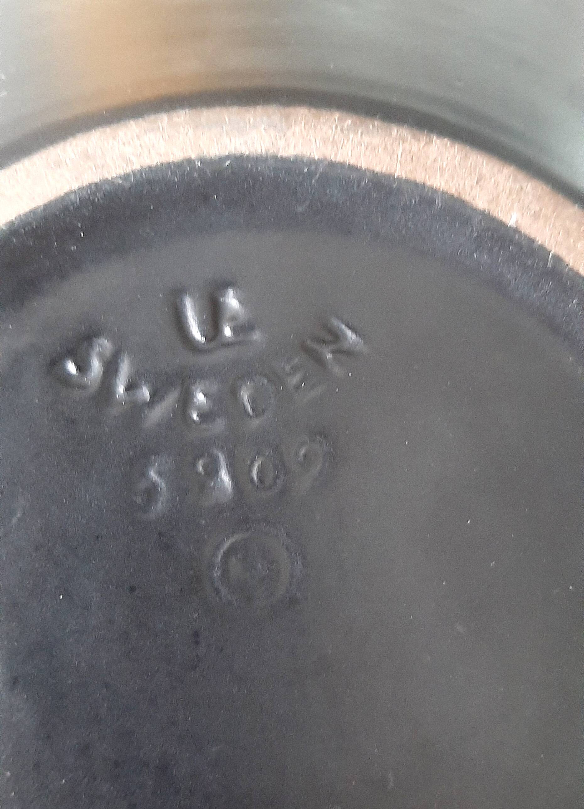 Vintage ceramic - "Granite" series Upsala-Ekeby 1959 - Gray bowl with relief decoration