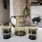Carafe and glasses from the 70s