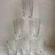 Set of 6 crystal shot glasses 50s