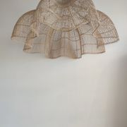 Huge rattan suspension in the shape of a corolla H:1m; D: 1m50