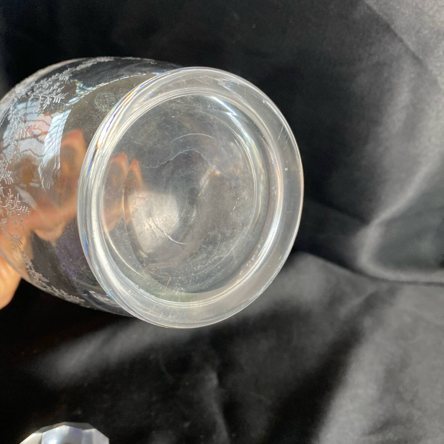 Carafe ancienne Baccarat Saint Louis