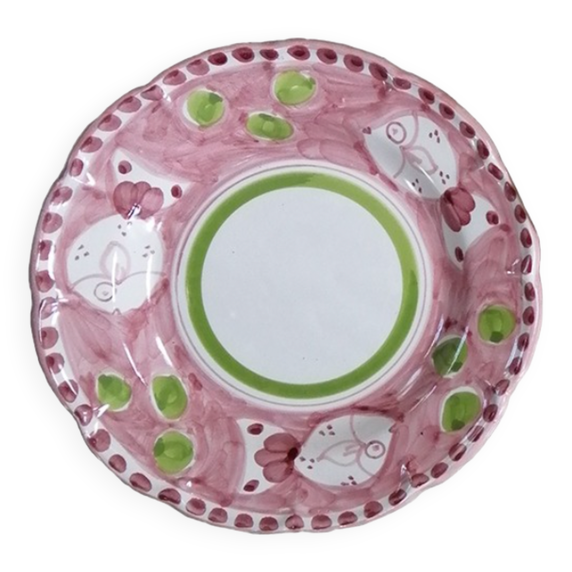 Pink Fish Pasta Plate