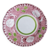 Assiette Pasta poisson rose