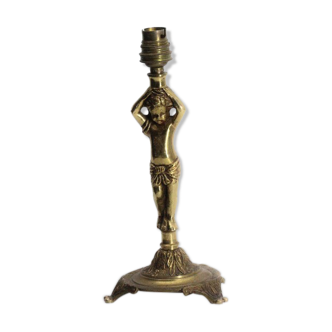 Brass lamp foot