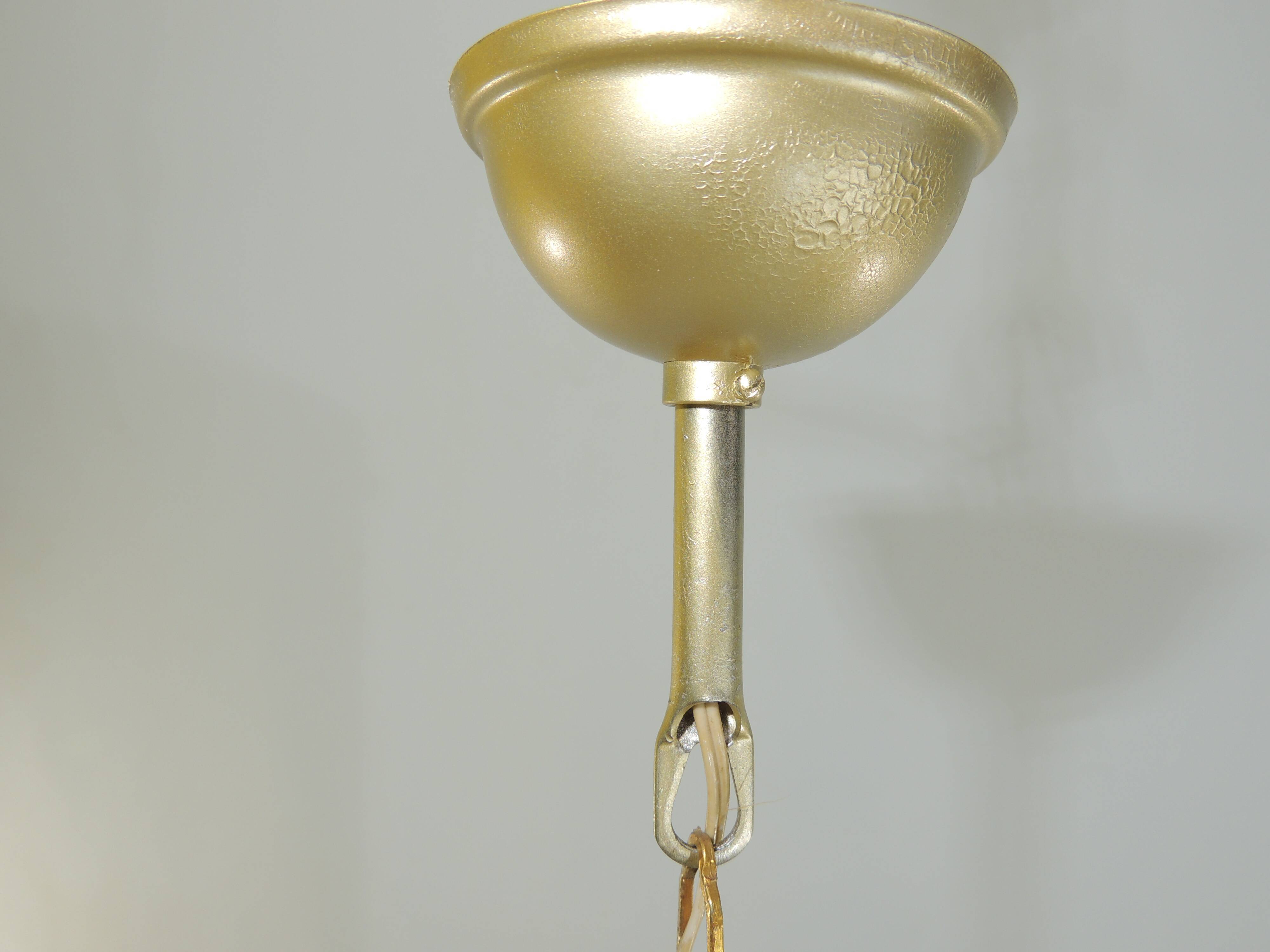 Suspension verre style lanterne vintage