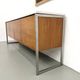 Modernist enfilade by Arno, in Rio rosewood.