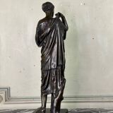 Diane de Gabies, bronze after the antique, brown patina, 19th century