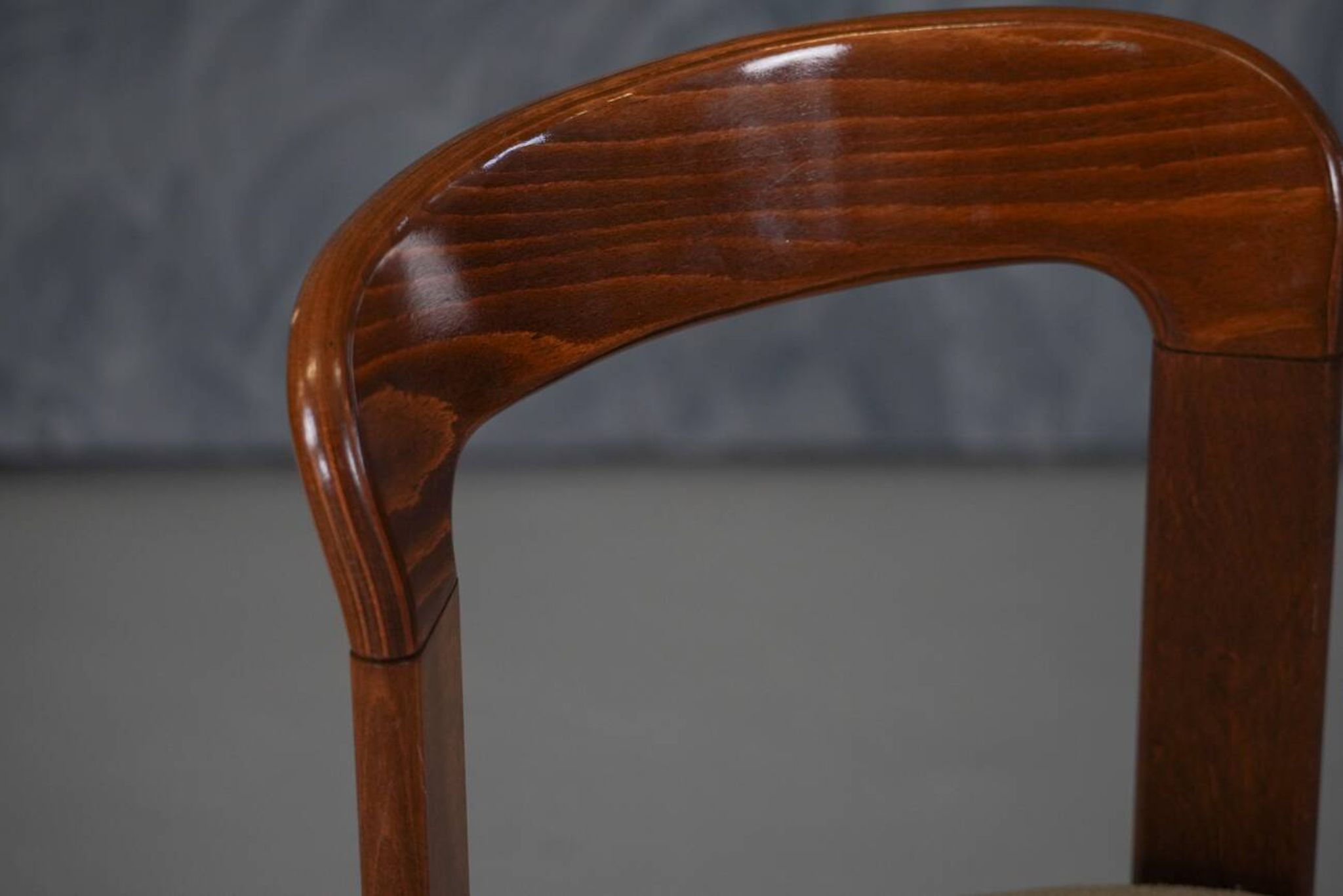 Vintage Hay Rey dining chairs by Bruno Rey for Kush Co, Switzerland 1970s set of 4
