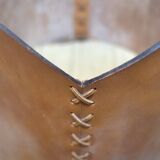 Log holder in tan leather The new craftsmen