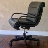 Adjustable Leather Office Chair from the 90s