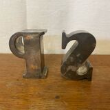 Pair of Antique Salt and Pepper Shakers Silver Plated Metal Salt and Pepper Shakers Vintage