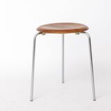 Arne Jacobsen Stool for Fritz Hansen, Model Dot 3170, Vintage Danish Design