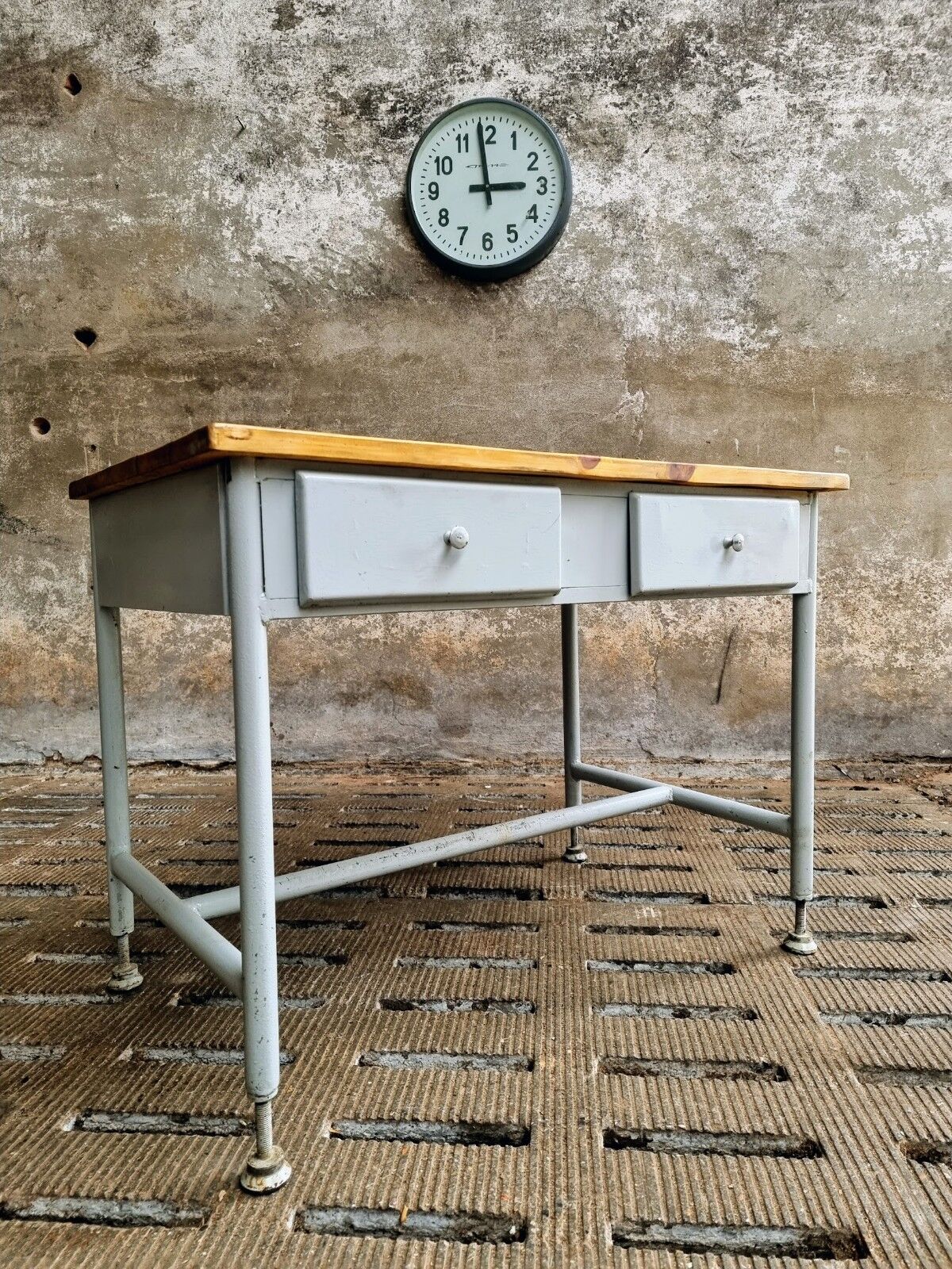Industrial side table