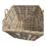 Wicker log basket