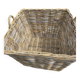 Panier à bûches en osier