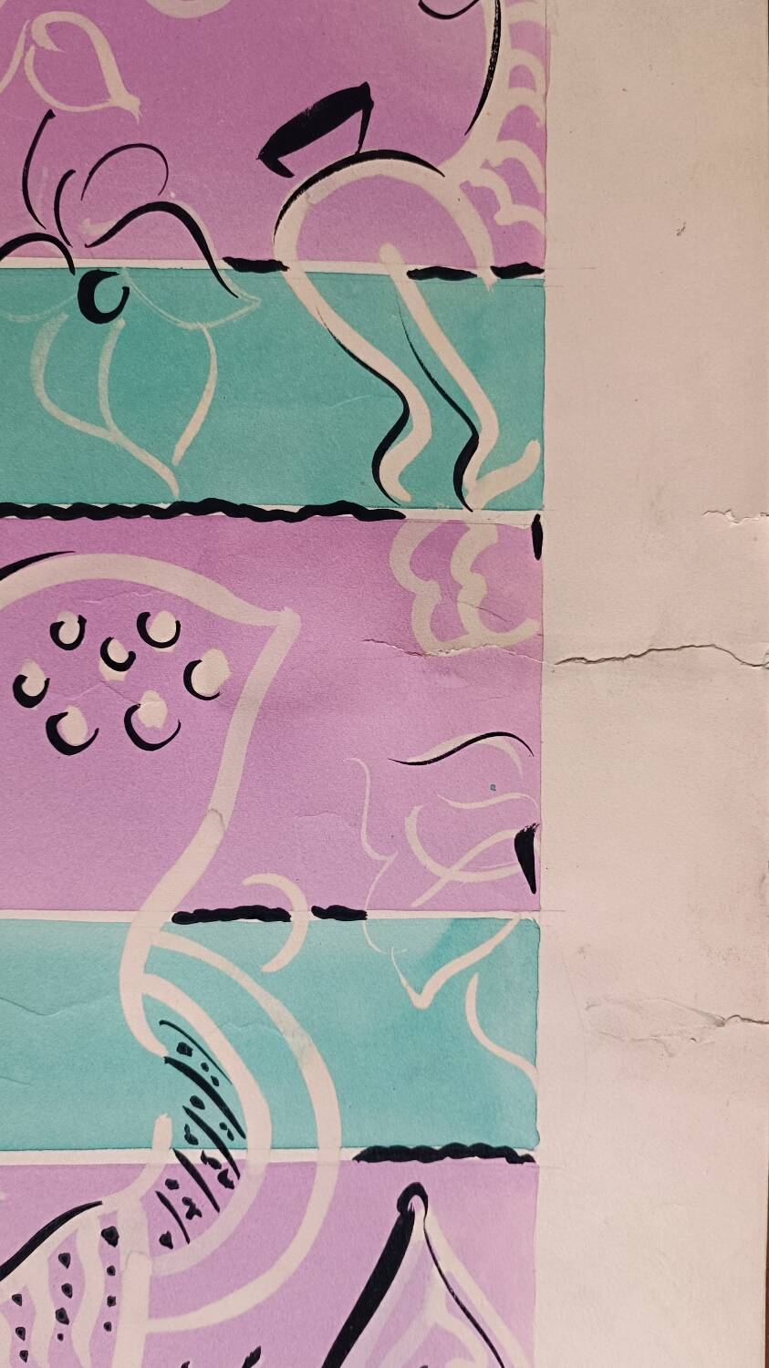 Textile design for silk