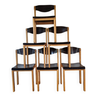 10 school chairs Germany 1970