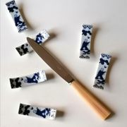 6 porte-couteau porcelaine du Japon