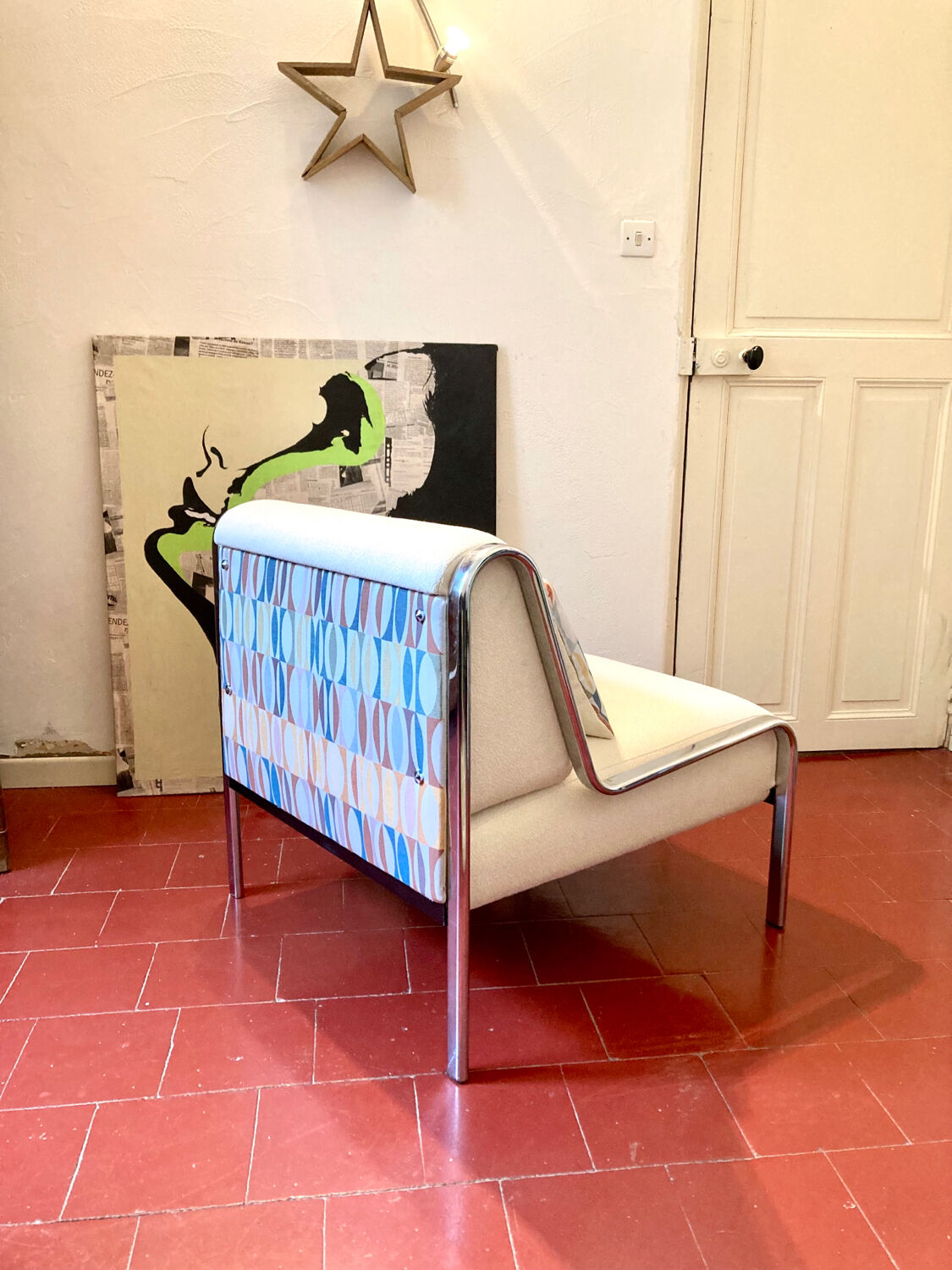 Vintage armchair heater