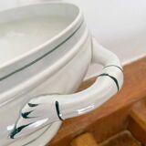 Castres earthenware soup tureen