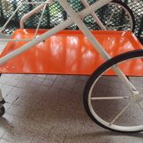 DESSERTE , VINTAGE YEAR 70'S ROULANT TABLE