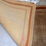 Handmade Chinese vintage carpet 64cm x 128cm 1970s