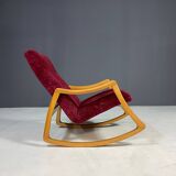 Mid-Century Bentwood Rocking Chair by TON, Czechoslovakia, 1960s