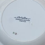 6 assiettes creuses vintage Sarreguemines service Arlette