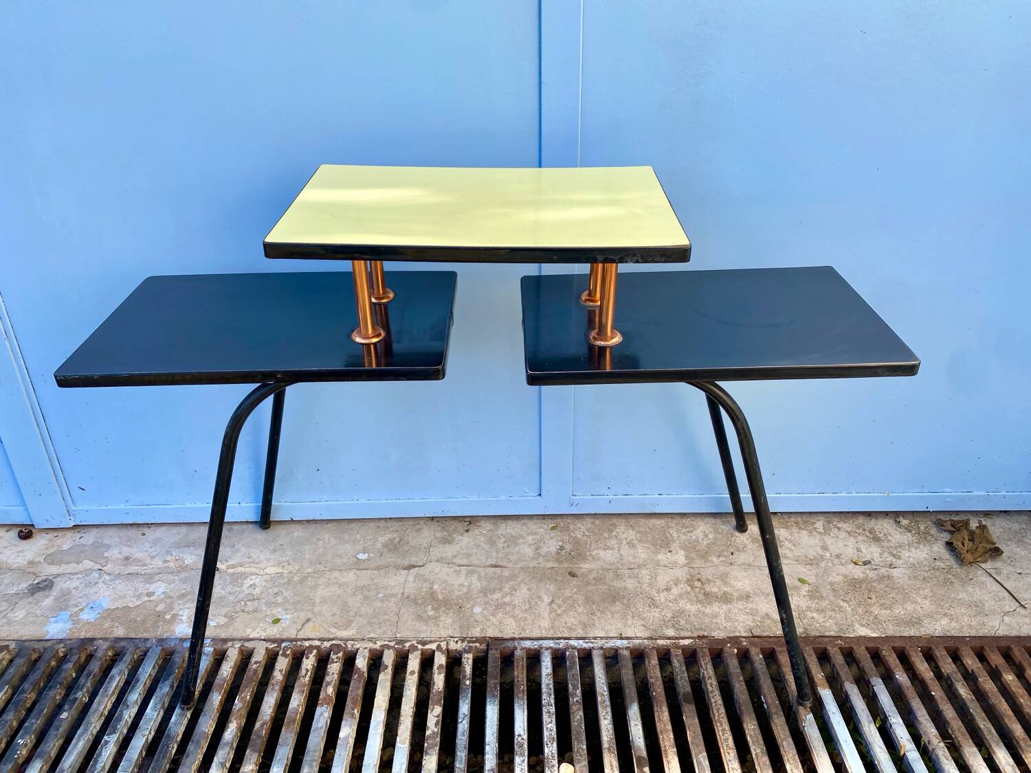 Porte plante vintage en formica